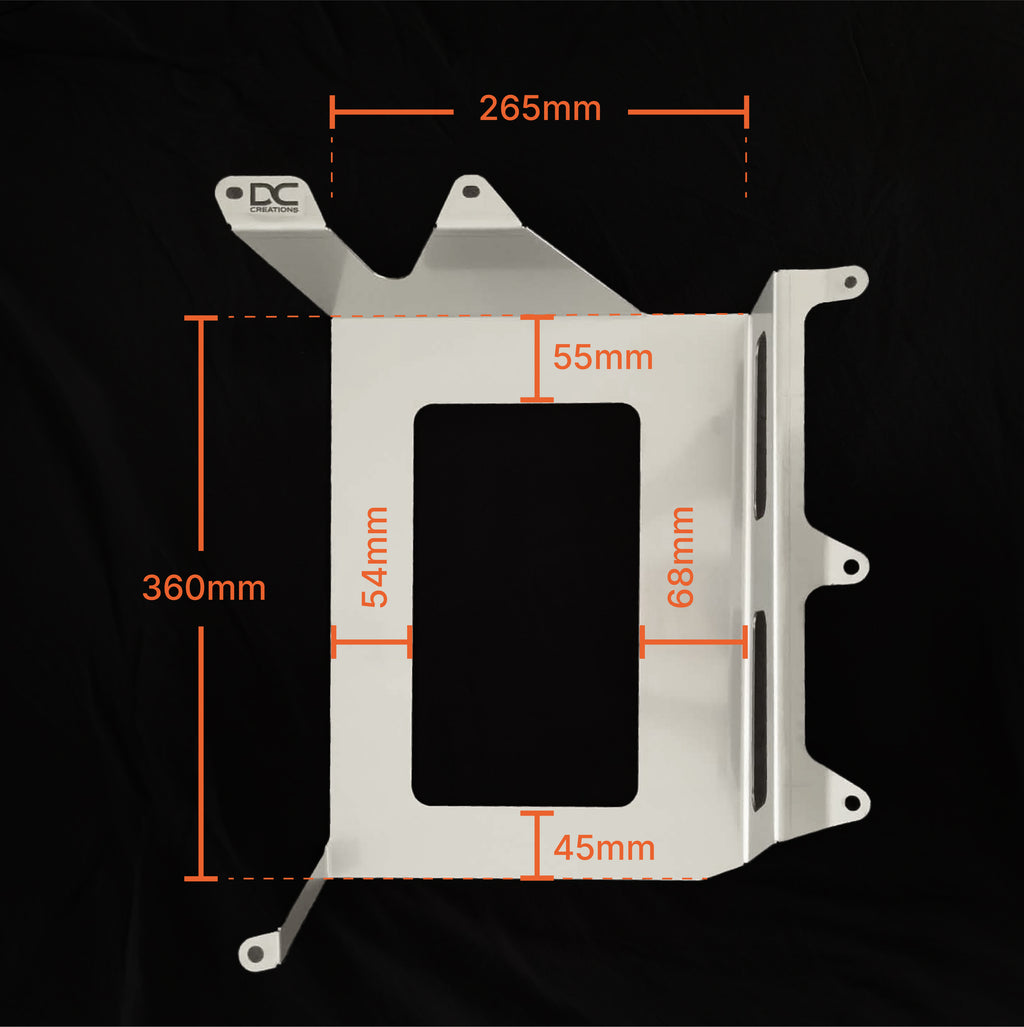 80 Series Rear Quarter Subwoofer/Accessory Mounting Bracket