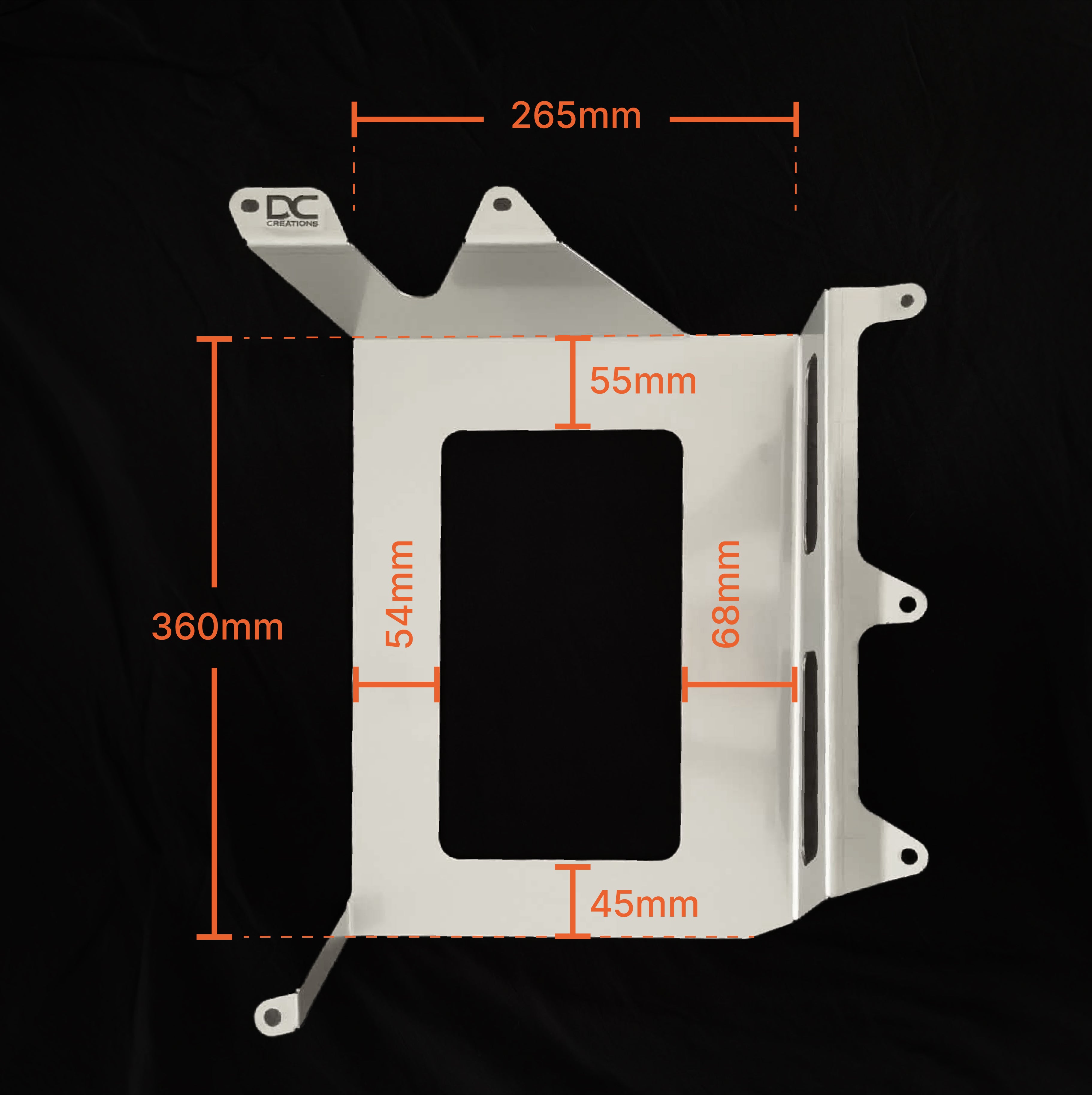 80 Series Rear Quarter Subwoofer/Accessory Mounting Bracket